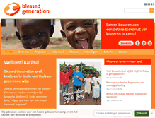 Tablet Screenshot of blessedgeneration.nl